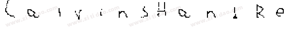 CalvinsHand Regular字体转换